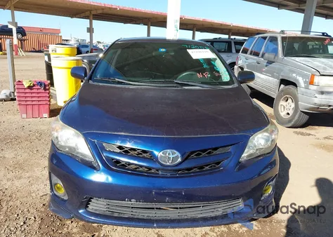 2011 Toyota Corolla S из США, поврежденный, VIN 2T1BU4EE2BC712558
